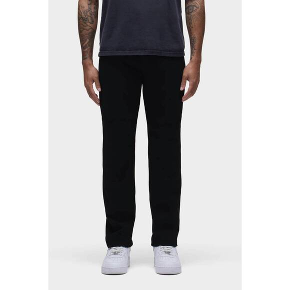 NEW HUDSON blake slim straight stretch denim jean in raven